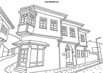 Burdur Piribaşlar Kültür ve Sanat Evi Boyama Sayfası