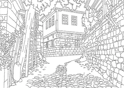 Çanakkale Küçükkuyu Boyama Sayfası