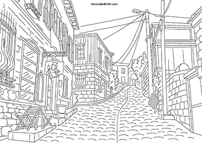 Çanakkale Yeşilyurt Köyü Boyama Sayfası