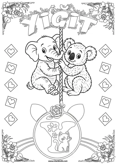 İsimli Hayvan Boyama Sayfası – Yiğit