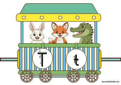 1. Sınıf İlk Okuma Alfabe Treni 4. Vagon - T Sesi