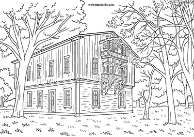 Edirne İlhan Koman Heykel ve Resim Müzesi Boyama Sayfası