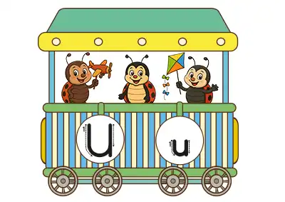 1. Sınıf İlk Okuma Alfabe Treni 9. Vagon - U Sesi