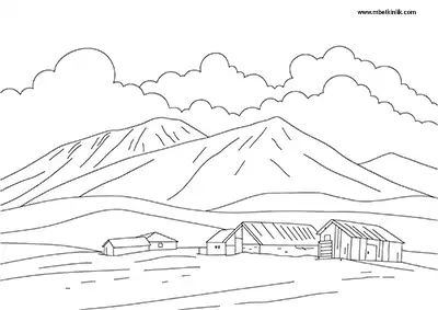 Bingöl Hazarşah Köyü Boyama Sayfası