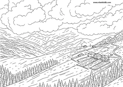 Giresun Bektaş Yaylası Boyama Sayfası