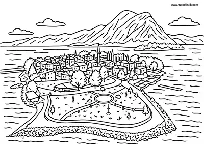 Isparta Can Ada Boyama Sayfası