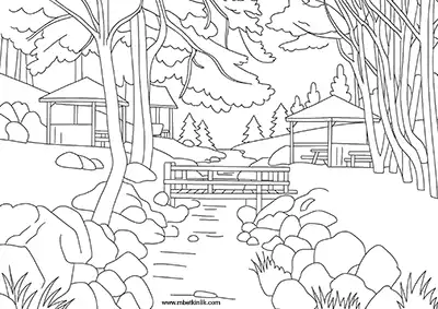 Isparta Paşpınar Tabiat Parkı Boyama Sayfası