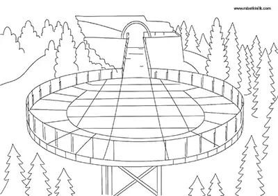 Isparta Cam Teras Boyama Sayfası
