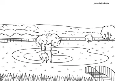 Bingöl Yüzen Ada Boyama Sayfası