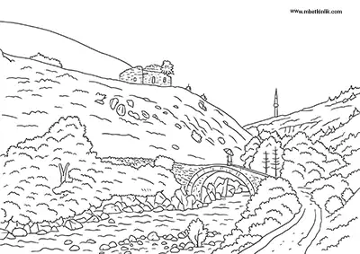 Giresun Çakrak Yaylası Boyama Sayfası