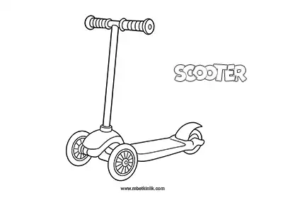 Scooter Boyama Sayfası