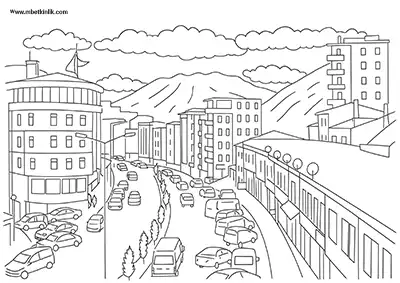 Hakkari Şehir İçi Boyama Sayfası