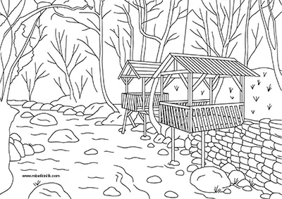 Hatay Beşikgöl Mesire Alanı Boyama Sayfası