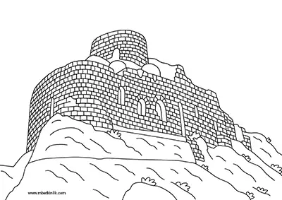 Hatay Bakras Kalesi Boyama Sayfası