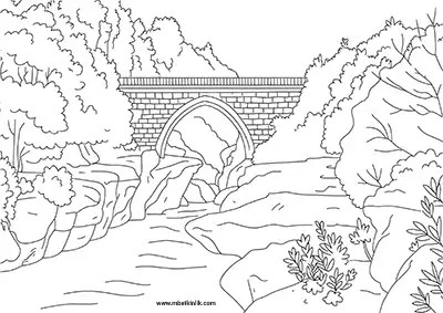 Hatay Batıayaz Yaylası Boyama Sayfası