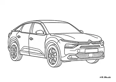 Citroen C4 – Araba Boyama Sayfası