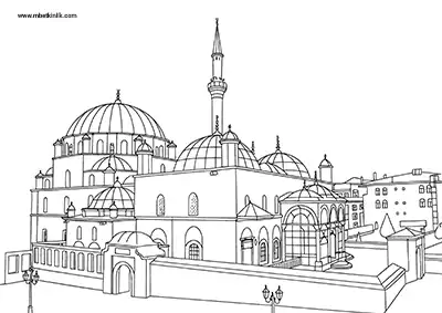 Yozgat Çapanoğlu Camii Boyama Sayfası
