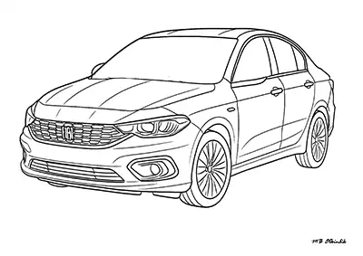 Fiat Egea – Araba Boyama Sayfası