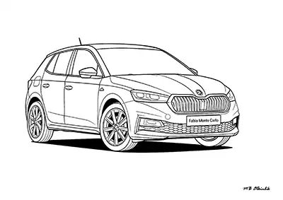 Skoda Fabia – Araba Boyama Sayfası