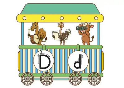 1. Sınıf İlk Okuma Alfabe Treni 17. Vagon - D Sesi