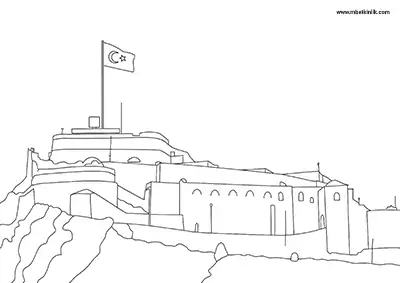 Kars Kalesi Boyama Sayfası