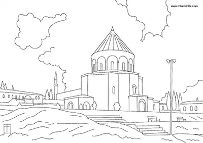 Kars Kümbet Camii Boyama Sayfası