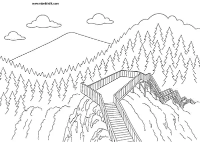 Kastamonu Valla Kanyonu Boyama Sayfası