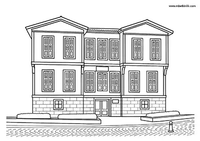 Kırklareli Atatürk Evi Boyama Sayfası