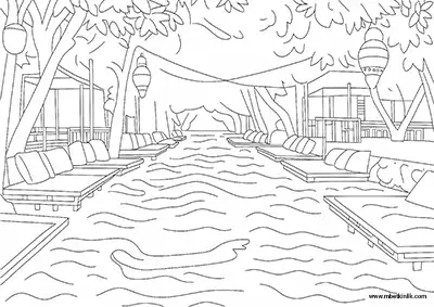 Mardin Beyazsu Boyama Sayfası