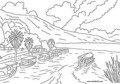 Muğla Akyaka Boyama Sayfası