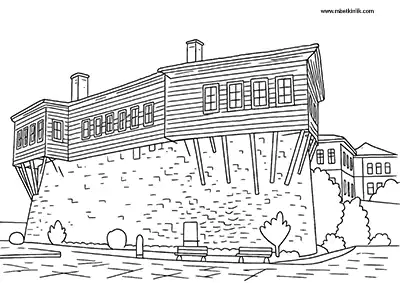 Ordu Bolaman Kalesi Boyama Sayfası