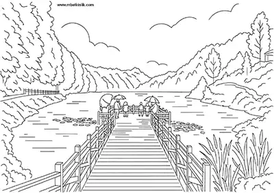 Ordu Ulugöl Tabiat Parkı Boyama Sayfası