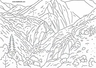 Tunceli Rabat Vadisi Boyama Sayfası
