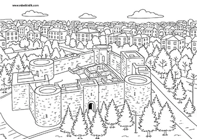 Karaman Kalesi Boyama Sayfası