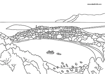 Bartın Amasra Boyama Sayfası