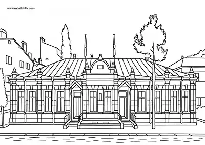 Ardahan Kent Müzesi ve Kongre Binası Boyama Sayfası