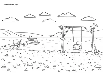 Iğdır Balık Gölü Boyama Sayfası