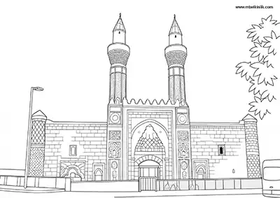 Sivas Gök Medrese Boyama Sayfası