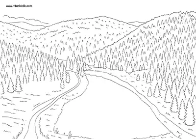 Karabük Eğriova Göleti Boyama Sayfası
