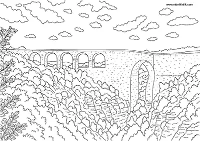 Karabük İncekaya Su Kemeri Boyama Sayfası
