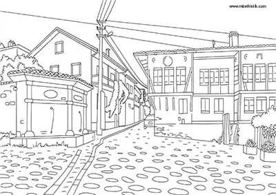 Karabük Yörük Köyü Boyama Sayfası