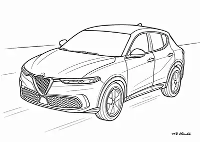 Alfa Romeo Junior – Araba Boyama Sayfası