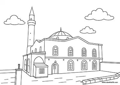 Adıyaman Ulu Camii Boyama Sayfası