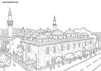 Bursa Ulu Camii Boyama Sayfası