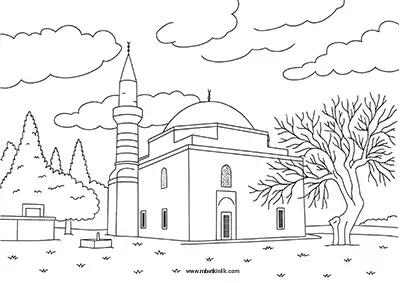 Yalova Hersekzade Ahmet Paşa Camii Boyama Sayfası