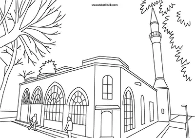 Uşak Ulu Camii Boyama Sayfası