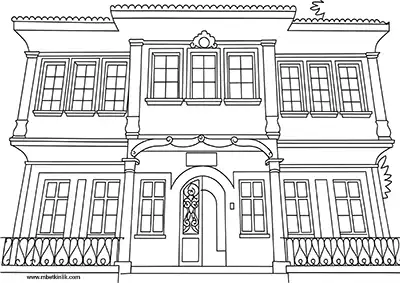 Uşak Atatürk ve Etnografya Müzesi Boyama Sayfası