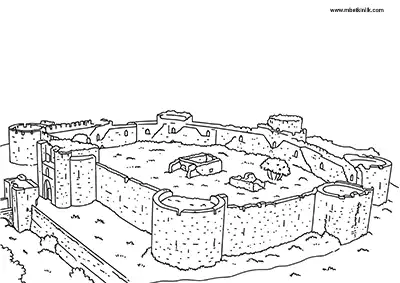 Hatay Payas Kalesi Boyama Sayfası