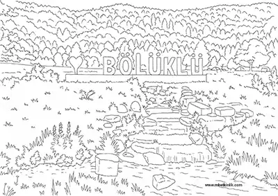 Zonguldak Bölüklü Yaylası Boyama Sayfası