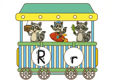 1. Sınıf İlk Okuma Alfabe Treni 10. Vagon - R Sesi